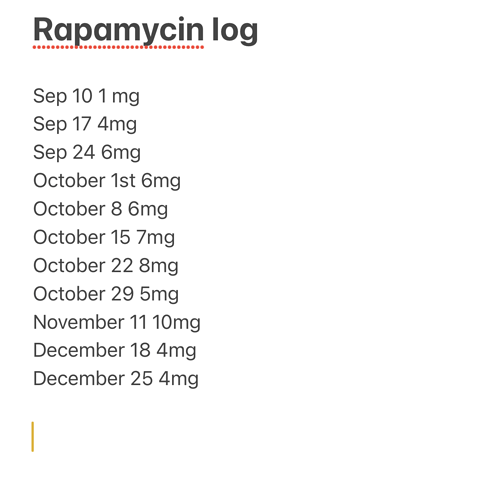 Rapamycin log