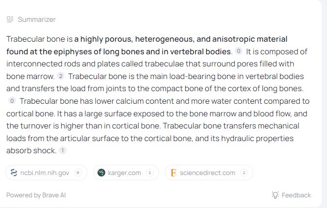 trabecular bone