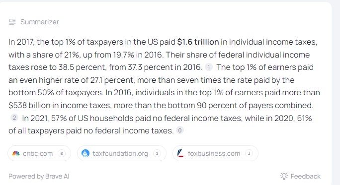 taxes paid