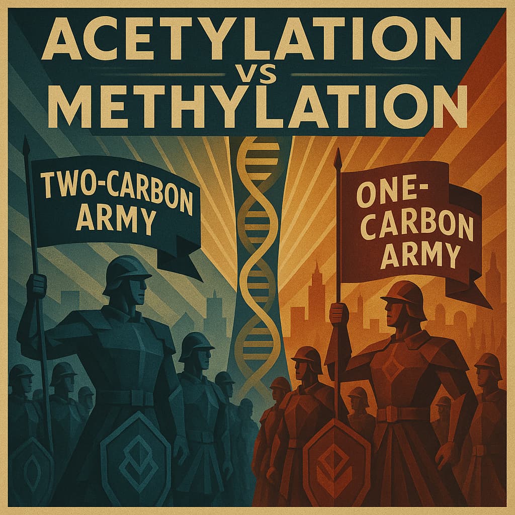 acetylation vs methlation